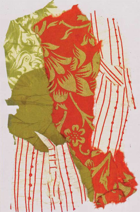 Kimono, collage by Jean Meyer