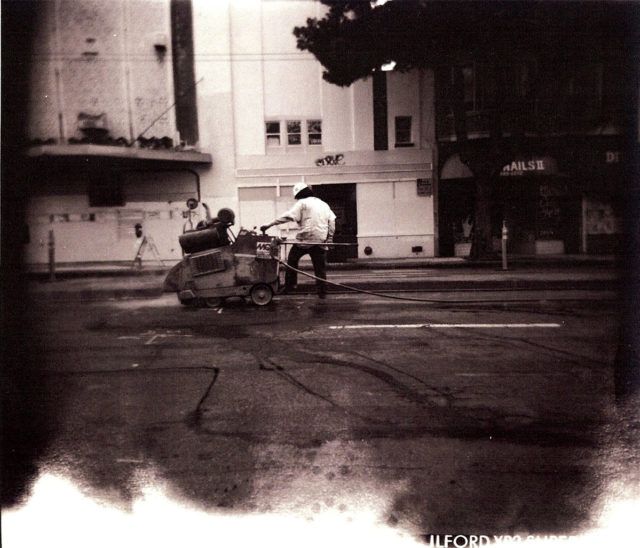 SF Divisadero Street Corner, photograph by Gabriel Faulkner-Macklin