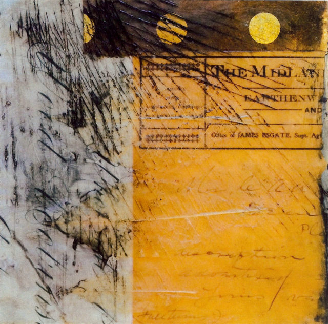 Wood-Robinson, encaustic by Berri Kramer