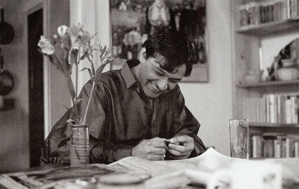 Agha Shahid Ali, Lancaster Suite No 3, photograph, 1990, by Stacey Chase