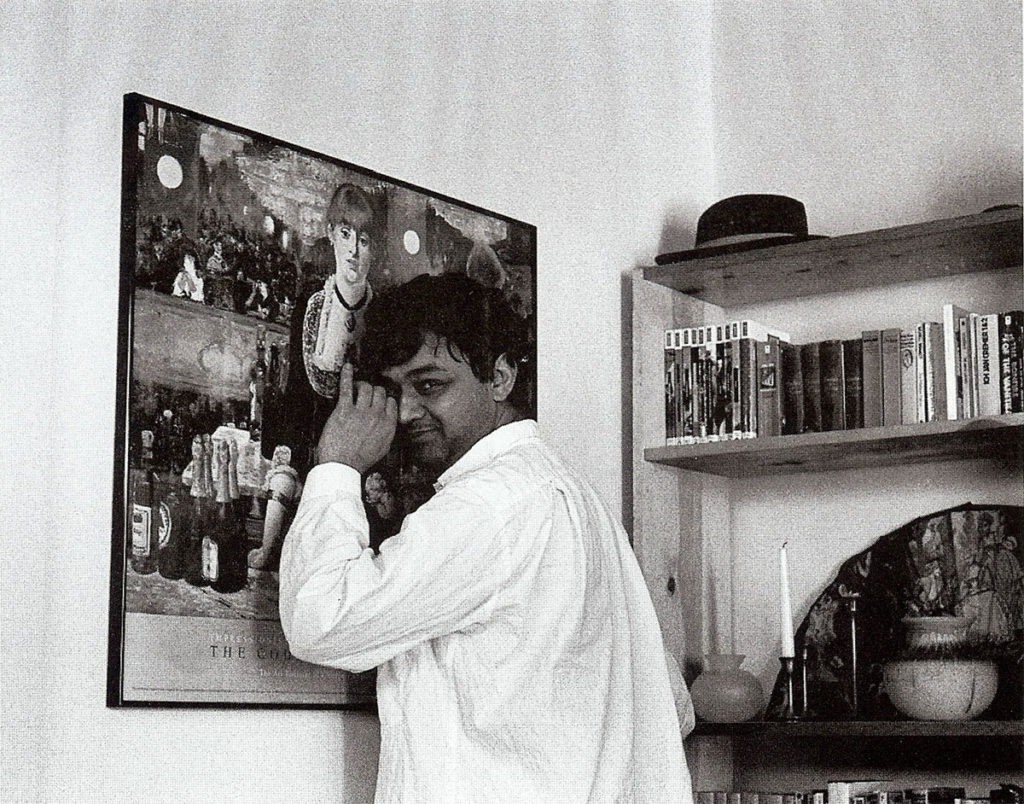 Agha Shahid Ali, Lancaster Suite No 4, photograph, 1990, by Stacey Chase