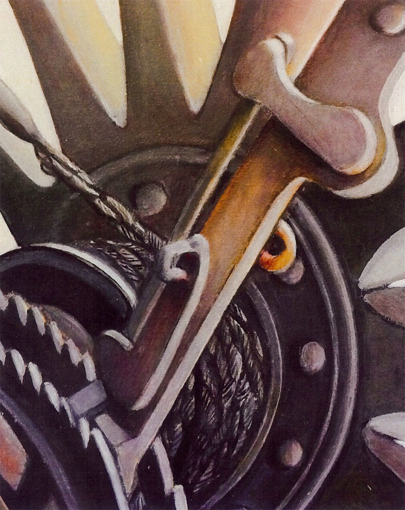 Crank, acrylic by Susan Wilder