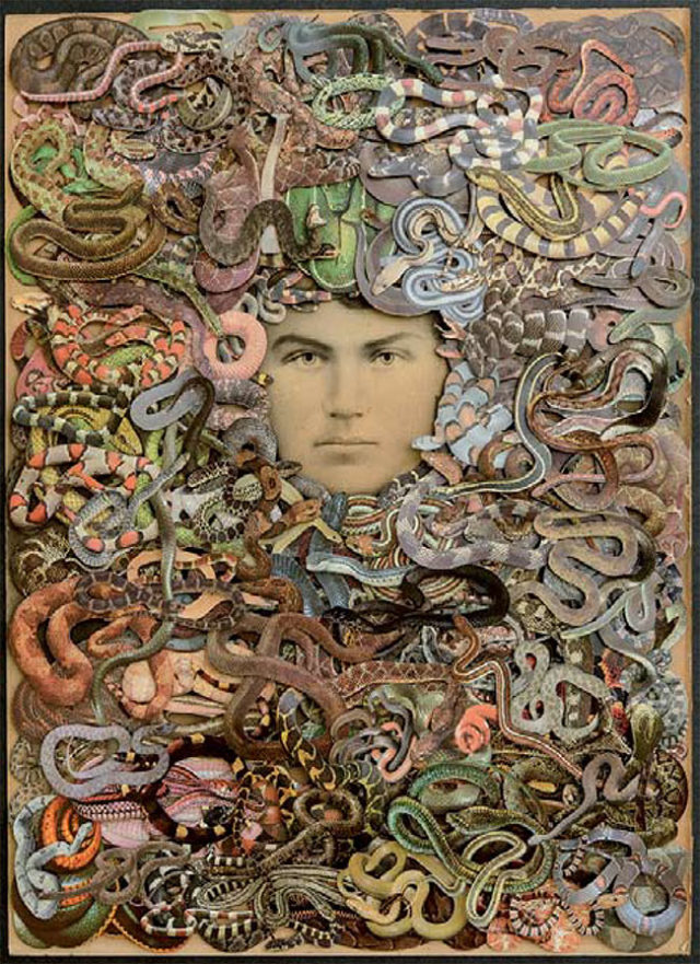 Hope Kroll, What Lies Beneath, hand cut paper collage, three dimensional