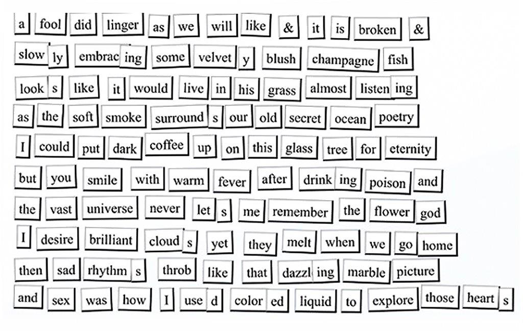 Dave Enblom-Magnet Poem 2