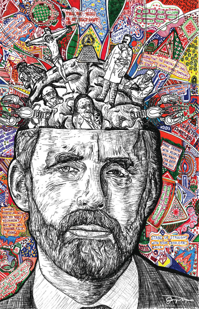 Jordan Peterson Brain Portrait