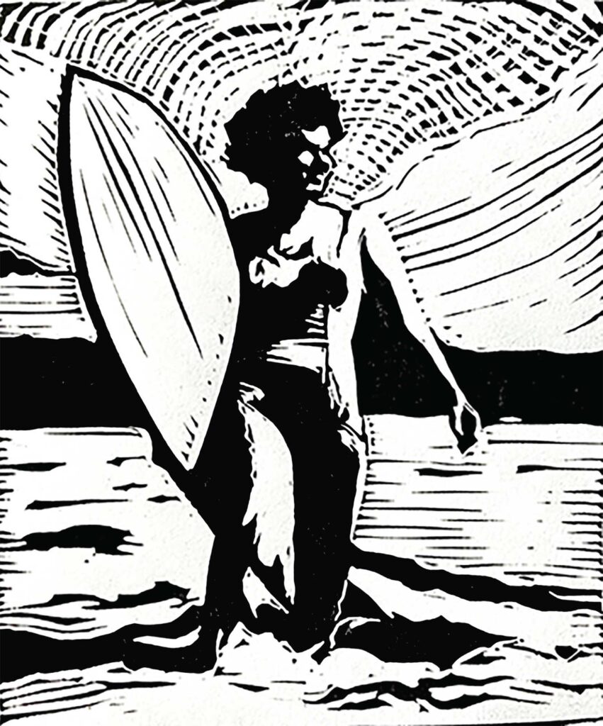 Surfer Girl by David Connor