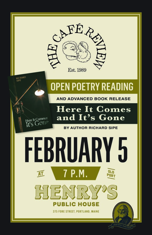 February 5, 2024 Open Poetry Reading Poster