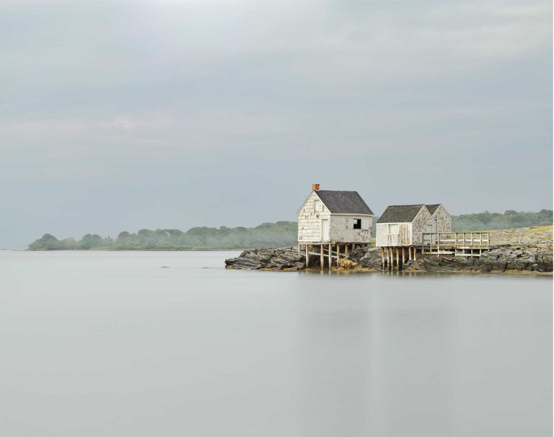 The Fishing Shacks by Jim Westphalen