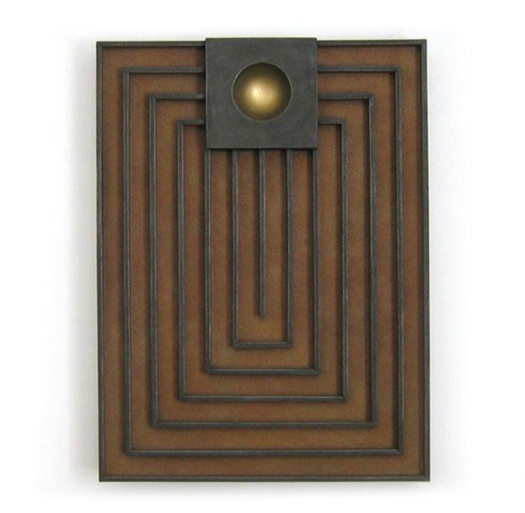 Reach by Noriko Sakanishi, 2007, Acrylic and mixed media, 40 x 30 x 5.75 inches, norikosakanishi.com