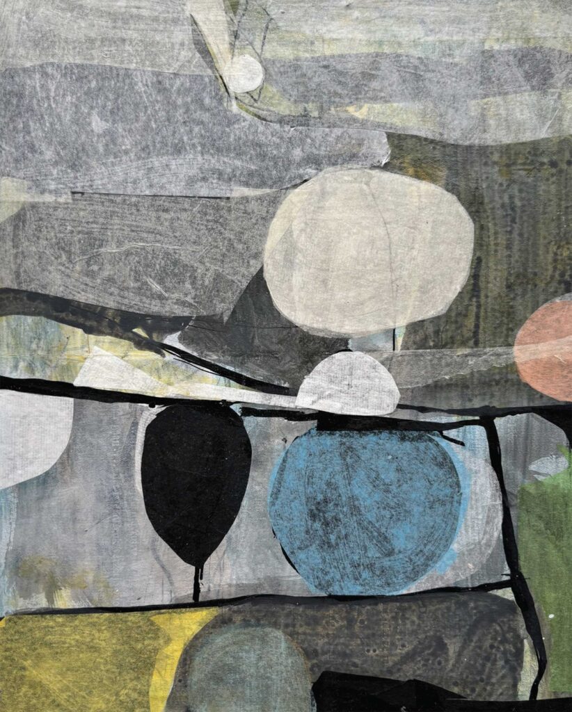 Perseverance of Memory by Herman van der Hoff, 2025, collage, 32 x 24 cm, @hermanvanderhoff