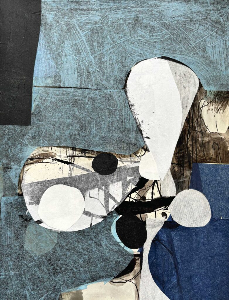 Perseverance of Memory by Herman van der Hoff, 2025, collage, 32 x 24 cm, @hermanvanderhoff