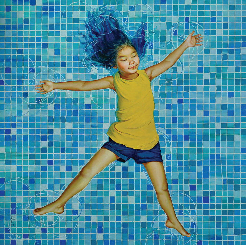 Imagining by Lim Khim Katy, Oil on canvas, 200 x 200 cm