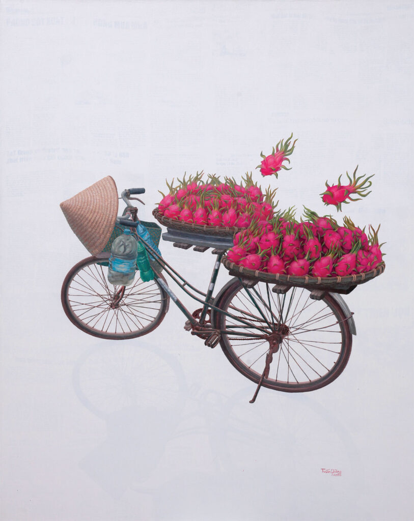 Hometown Flavours 2, by Nguyen Tuan Dung, Acrylic on canvas, 100 x 80 cm