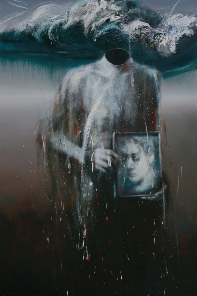 Where is The Heaven by Truong The Linh, Acrylic on canvas, 150 x 100 cm