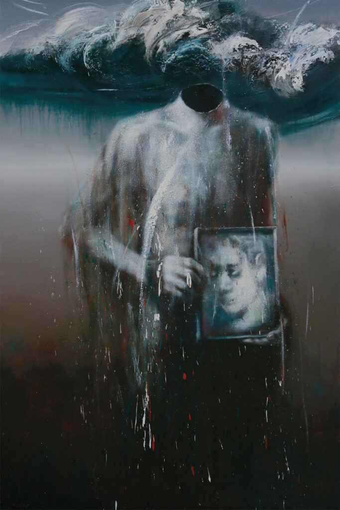 Where is The Heaven by Truong The Linh, Acrylic on canvas, 150 x 100 cm