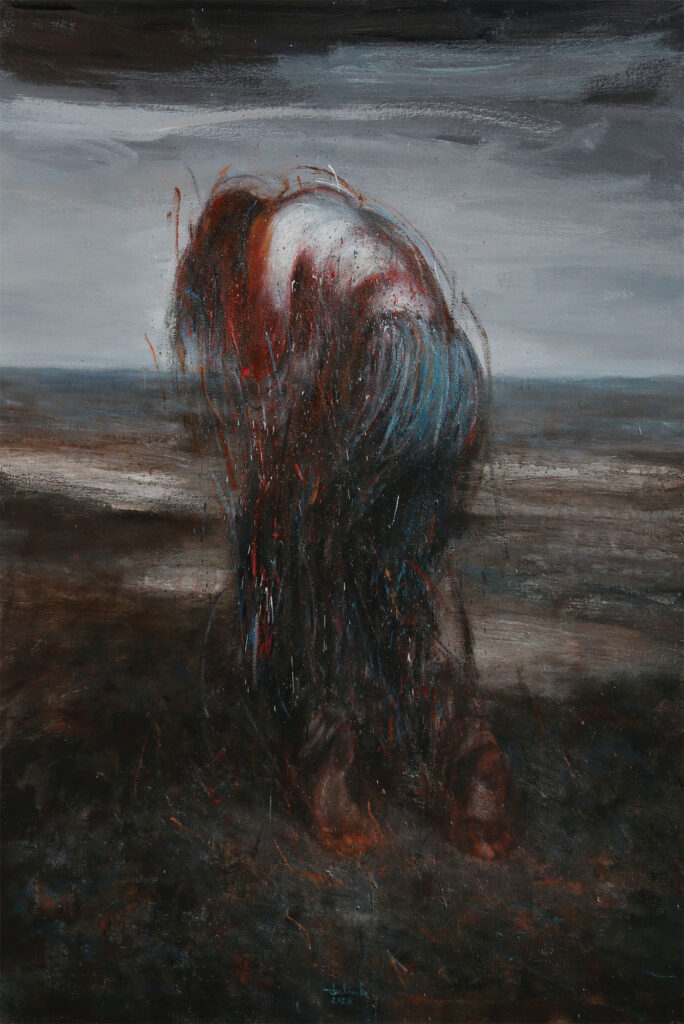 The Way Back by Truong The Linh, Acrylic on canvas, 150 x 100 cm