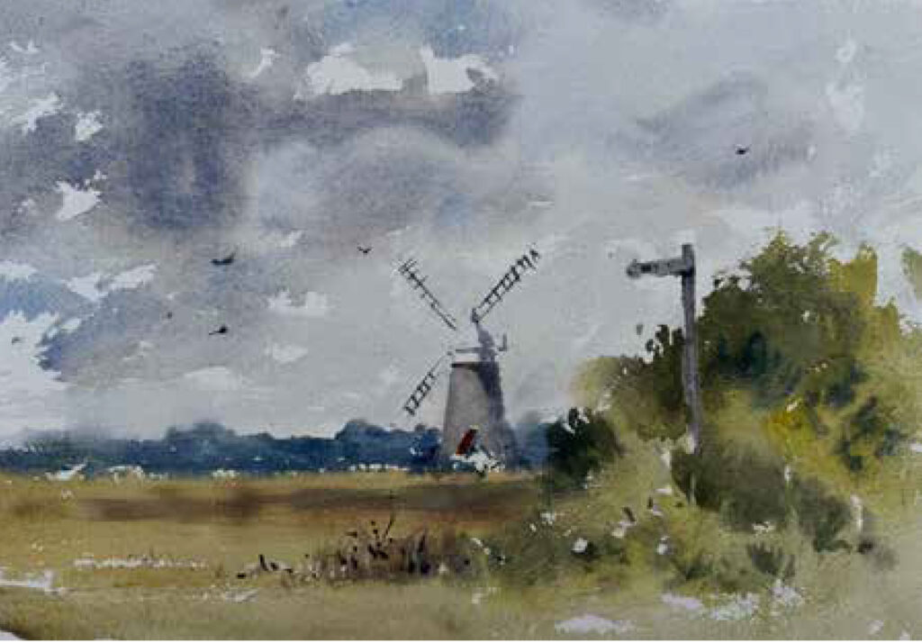 Burnham Overy Staithe Mill by Andrew Hucklesby