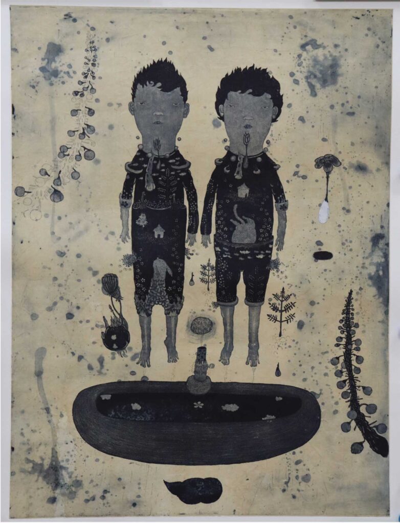 Flowers by Akimitsu Tamawake